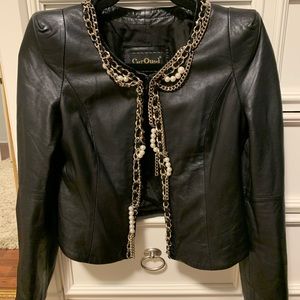 Real leather jacket